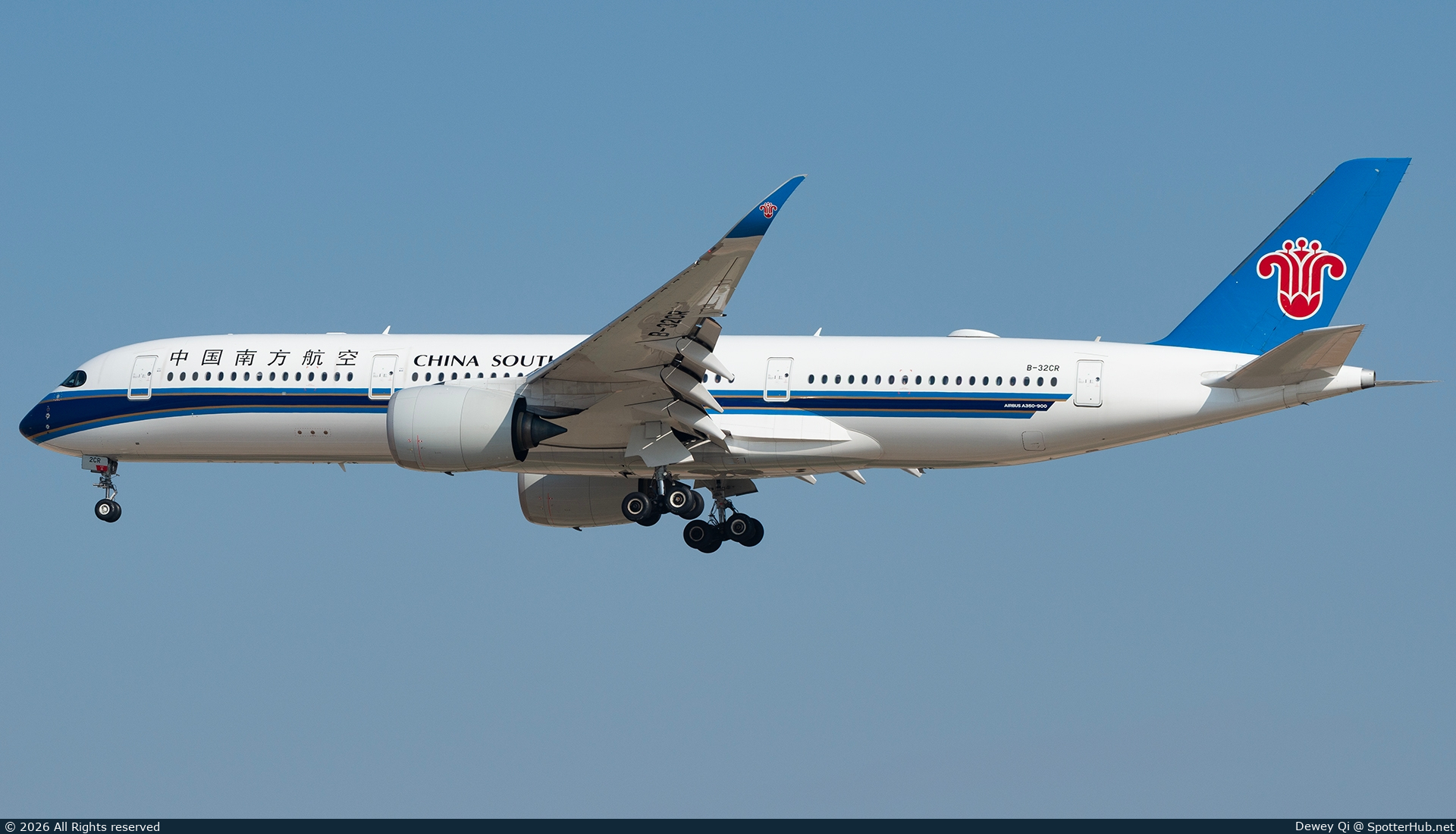 Photo of B-32CR - Airbus A350-941 operated by China Southern Airlines