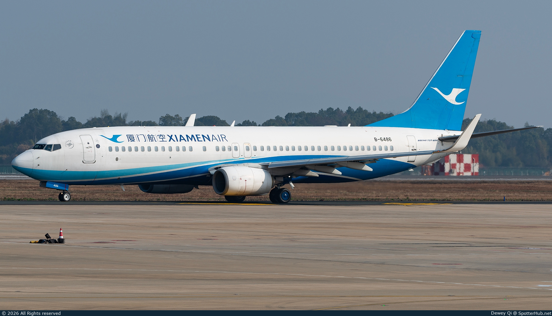 Photo of B-6486 - Boeing 737-85C operated by Xiamen Airlines