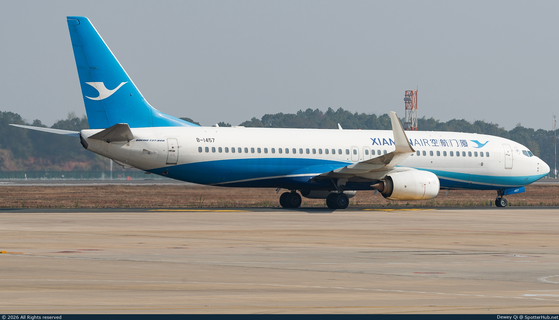 Photo of B-1457 - Boeing 737-85C operated by Xiamen Airlines