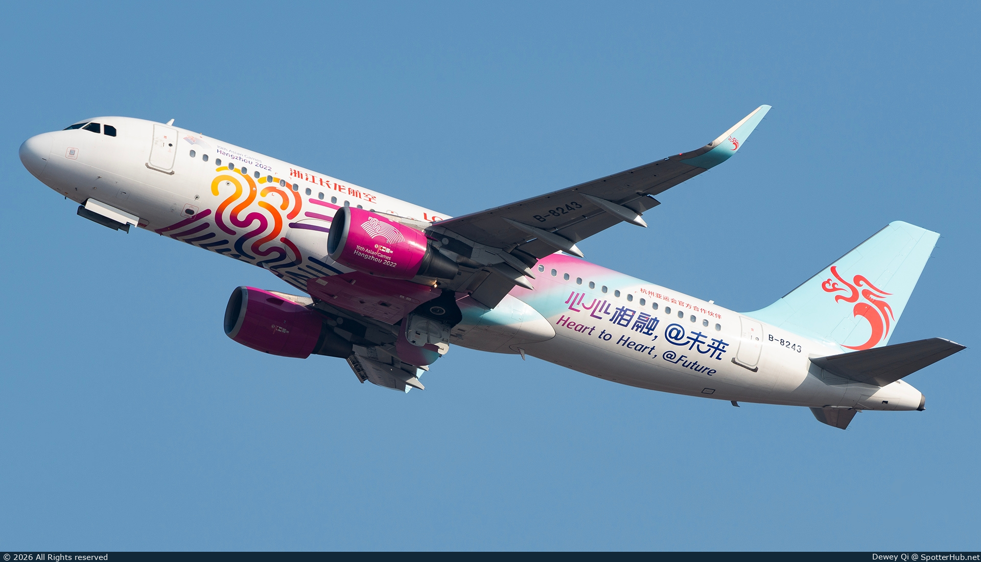 Photo of B-8243 - Airbus A320-214 operated by Loong Air