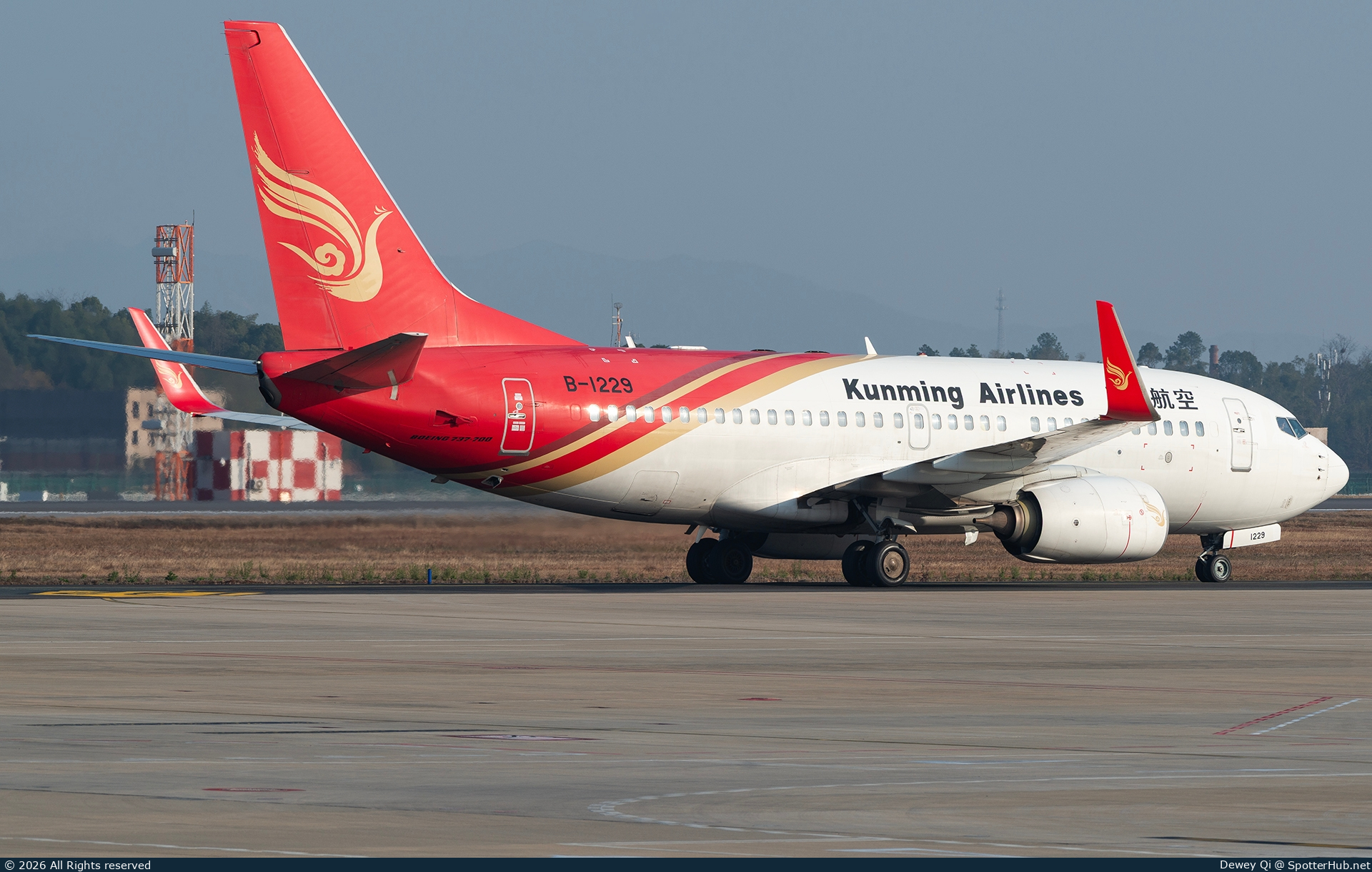 Photo of B-1229 - Boeing 737-7LY operated by Kunming Airlines