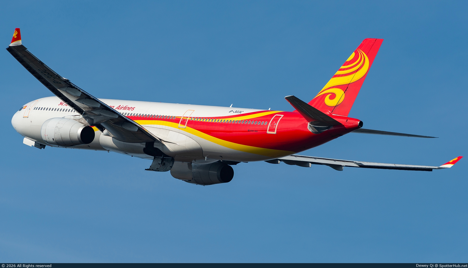 Photo of B-303C - Airbus A330-343 operated by Hainan Airlines