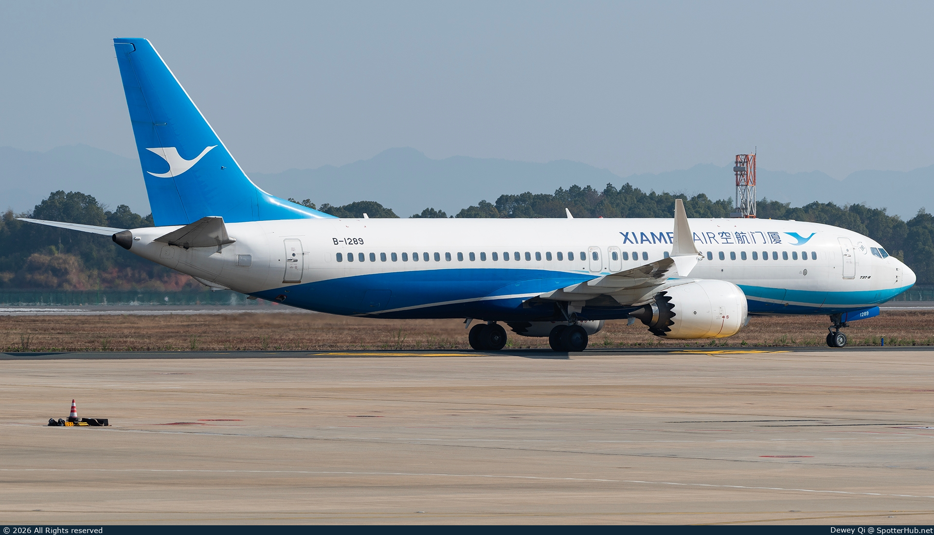 Photo of B-1289 - Boeing 737 MAX 8 operated by Xiamen Airlines