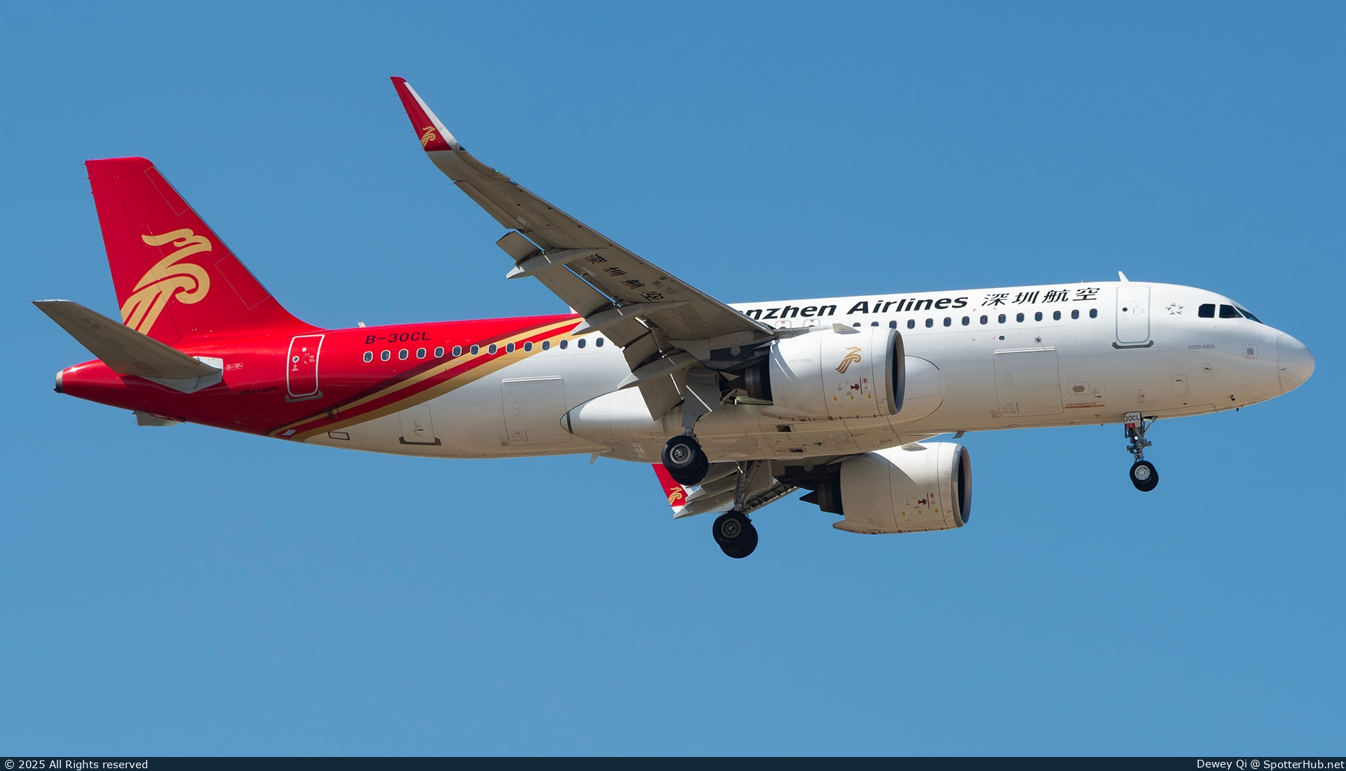Photo of B-30CL - Airbus A320-271N operated by Shenzhen Airlines