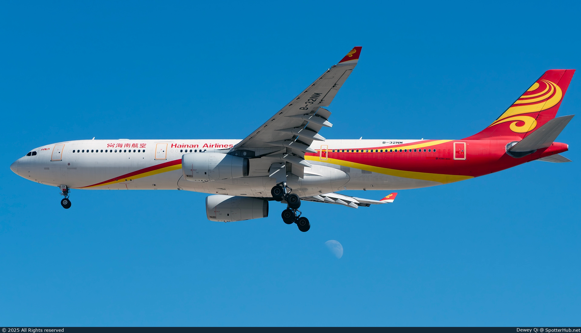 Photo of B-32NM - Airbus A330-343 operated by Hainan Airlines