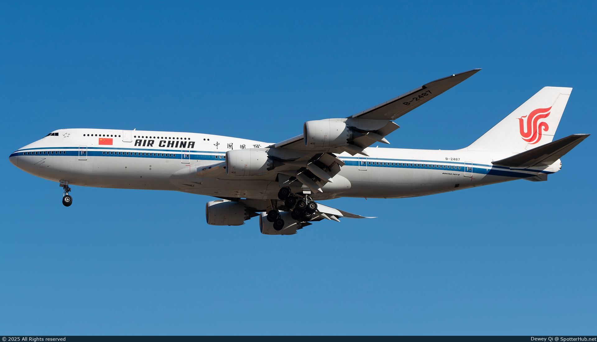 Photo of B-2487 - Boeing 747-89L operated by Air China