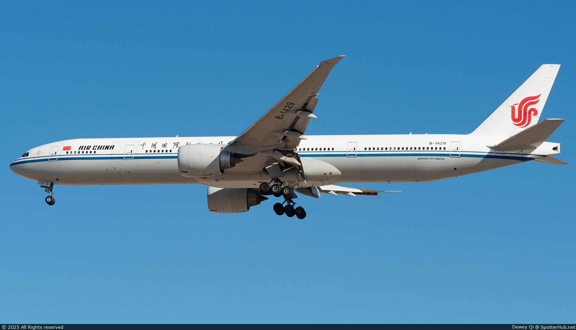 Photo of B-1429 - Boeing 777-39L(ER) operated by Air China