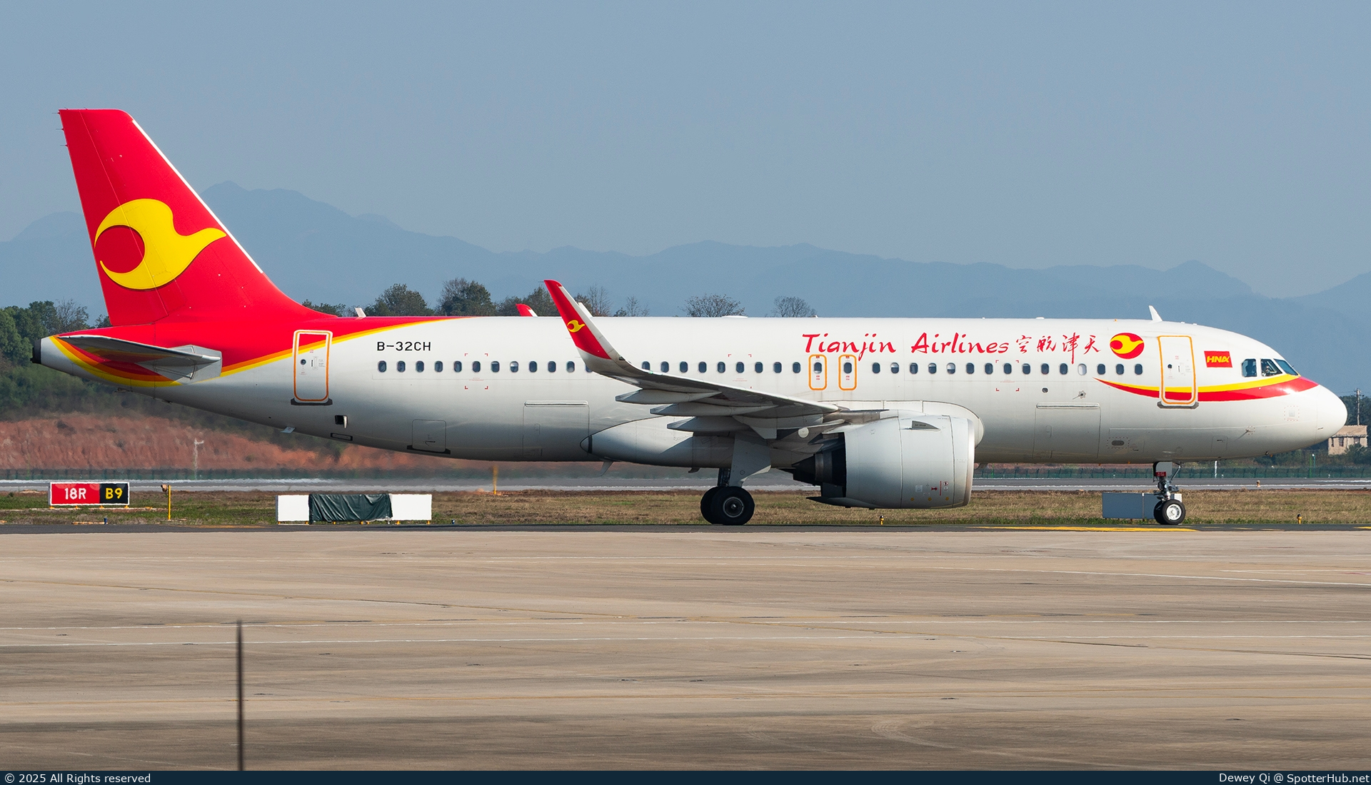 Photo of B-32CH - Airbus A320-271N operated by Tianjin Airlines