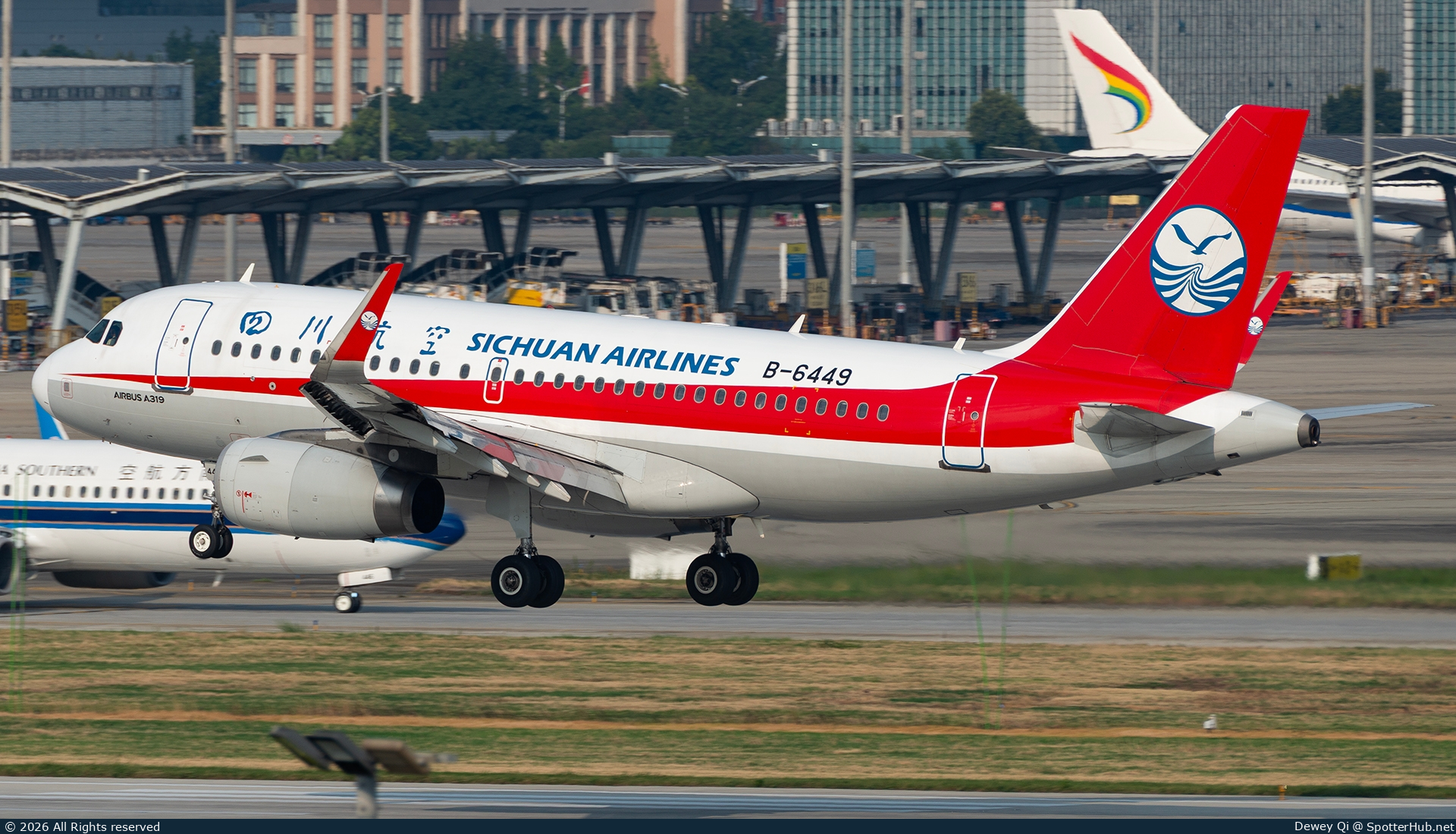 Photo of B-6449 - Airbus A319-133 operated by Sichuan Airlines