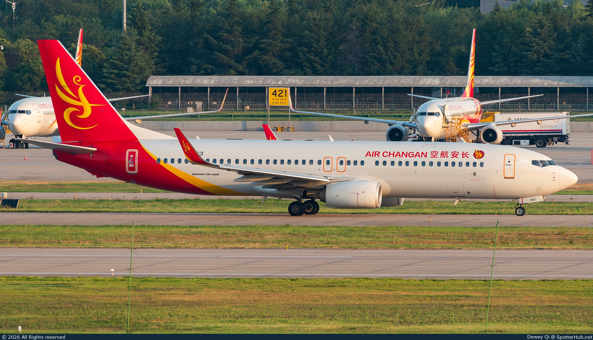 Photo of B-1163 - Boeing 737-84P operated by Air Changan