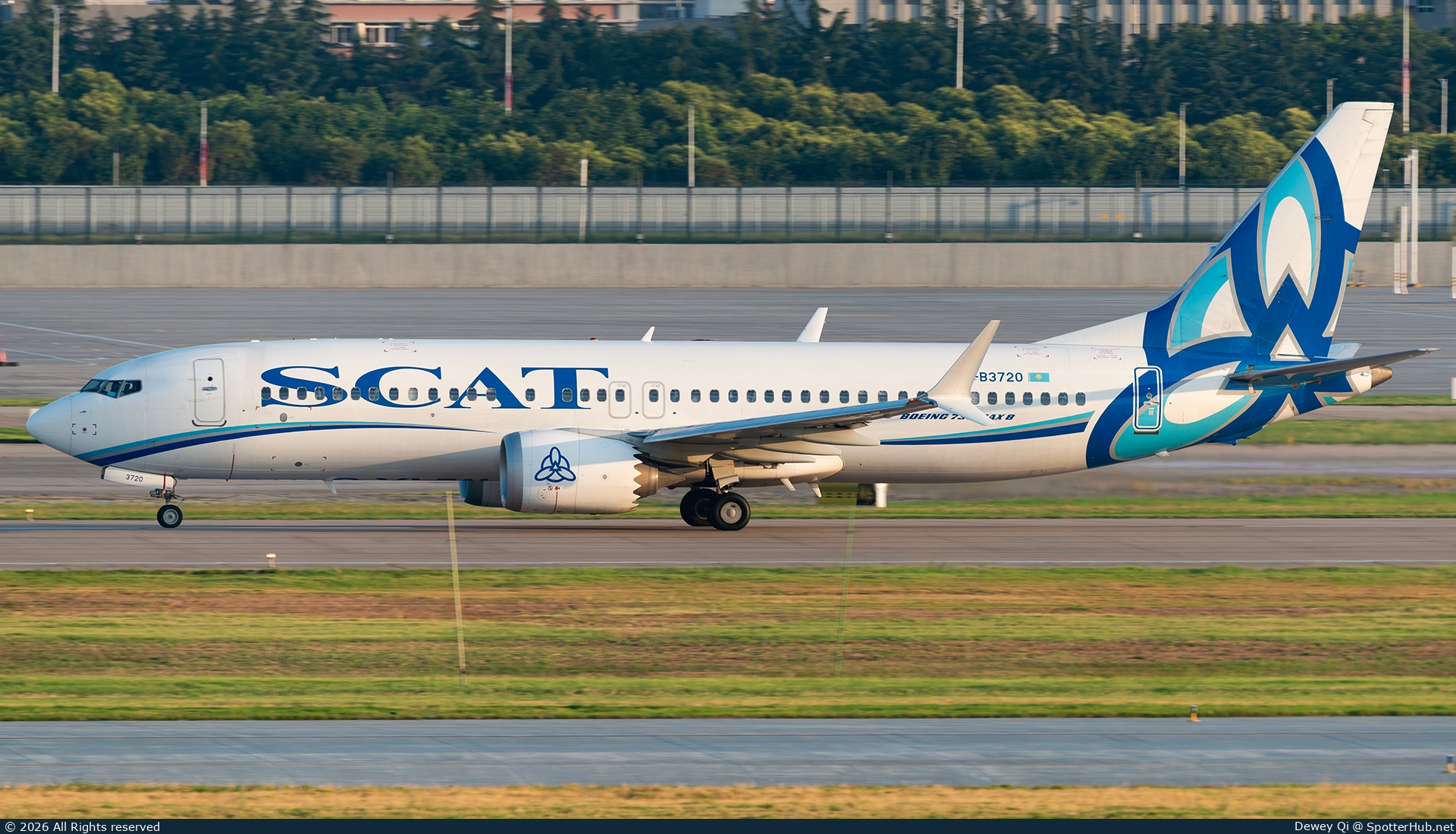 Photo of UP-B3720 - Boeing 737 MAX 8 operated by SCAT Airlines