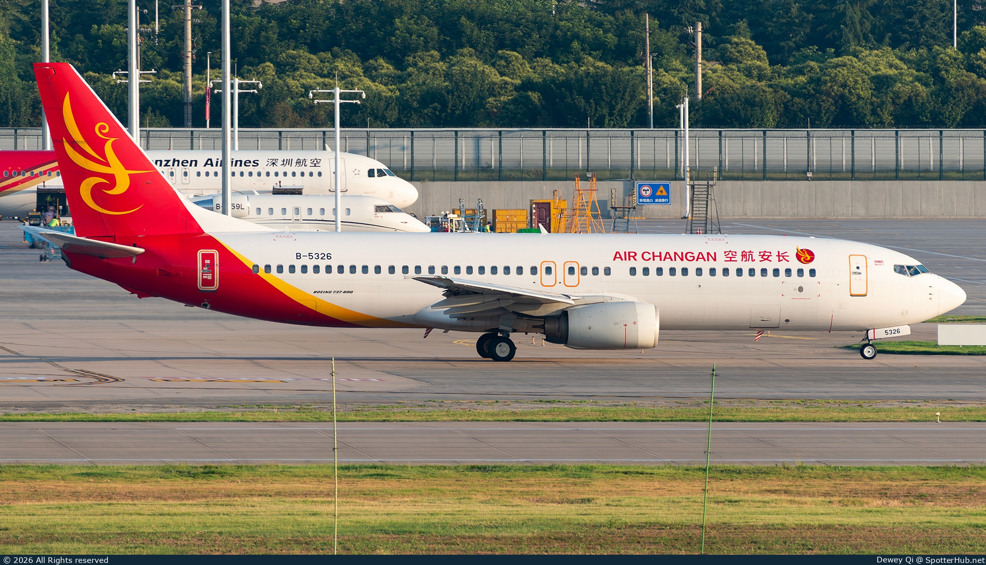 Photo of B-5326 - Boeing 737-86N operated by Air Changan