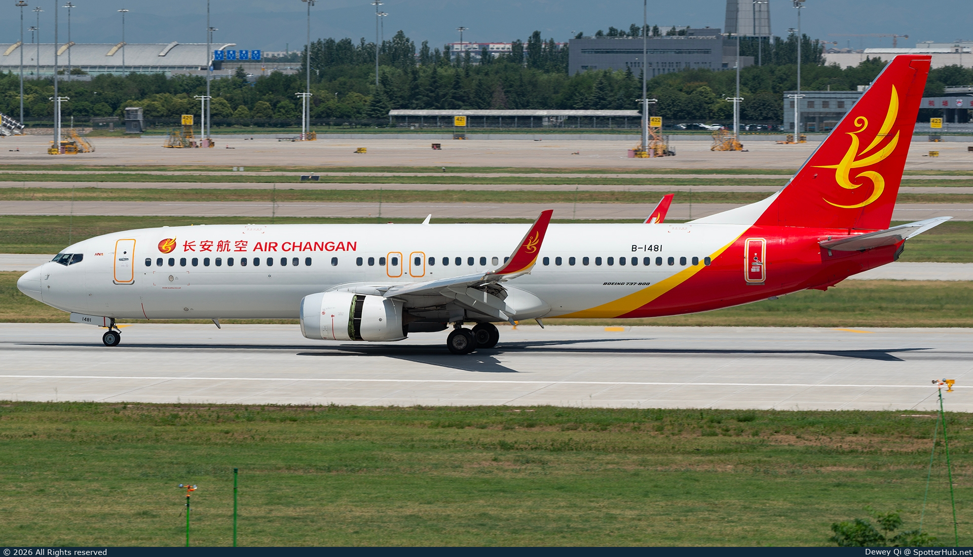 Photo of B-1481 - Boeing 737-86W operated by Air Changan