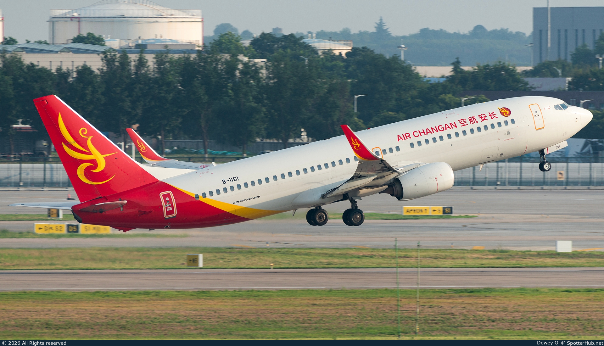 Photo of B-1161 - Boeing 737-84P operated by Air Changan
