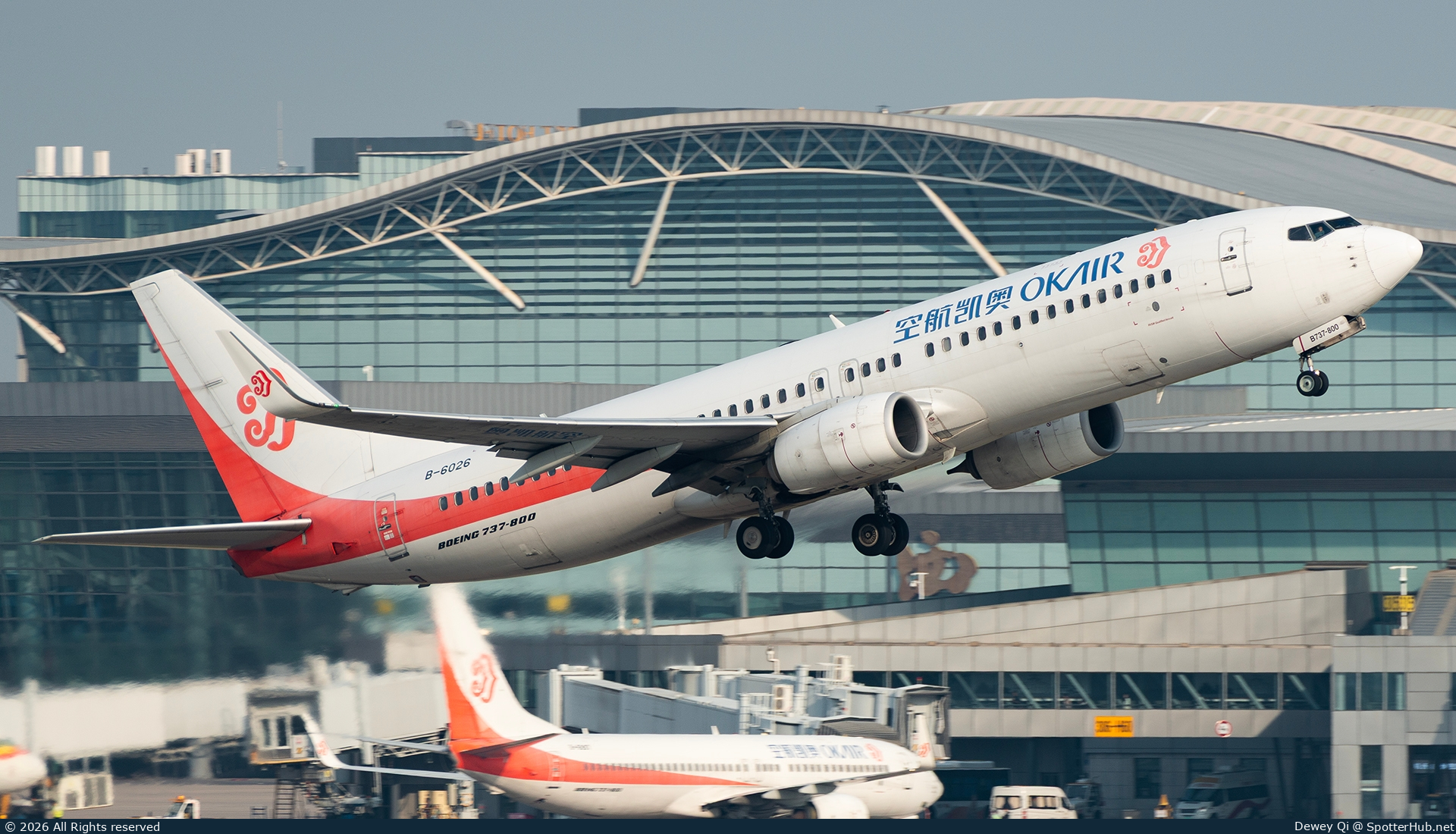 Photo of B-6026 - Boeing 737-8SH operated by OK Air