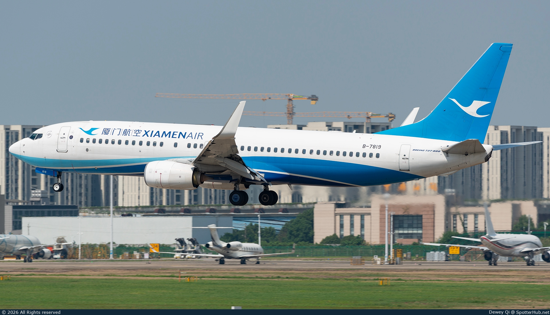 Photo of B-7819 - Boeing 737-85C operated by Xiamen Airlines