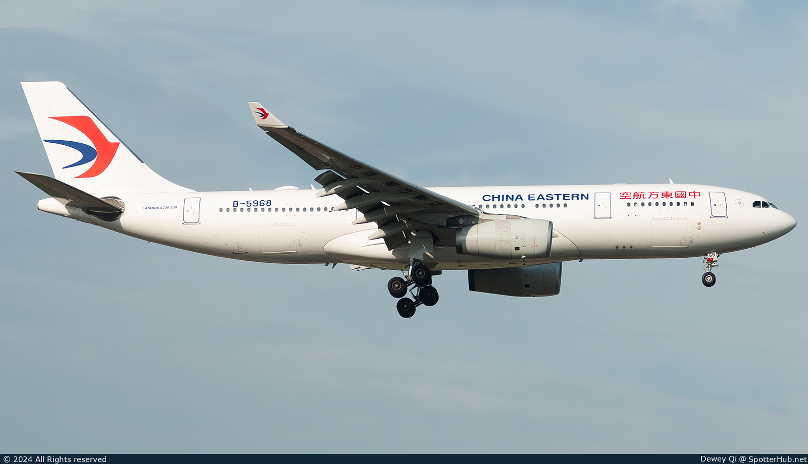 Photo of B-5968 - Airbus A330-243 operated by China Eastern Airlines