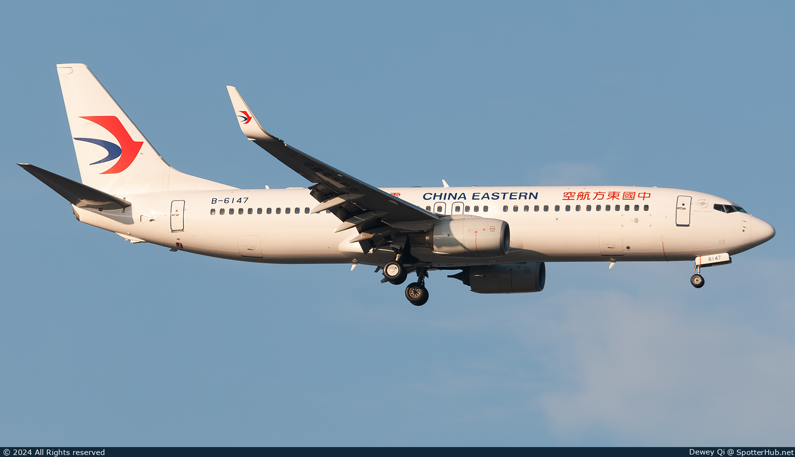 Photo of B-6147 - Boeing 737-89P operated by China Eastern Airlines
