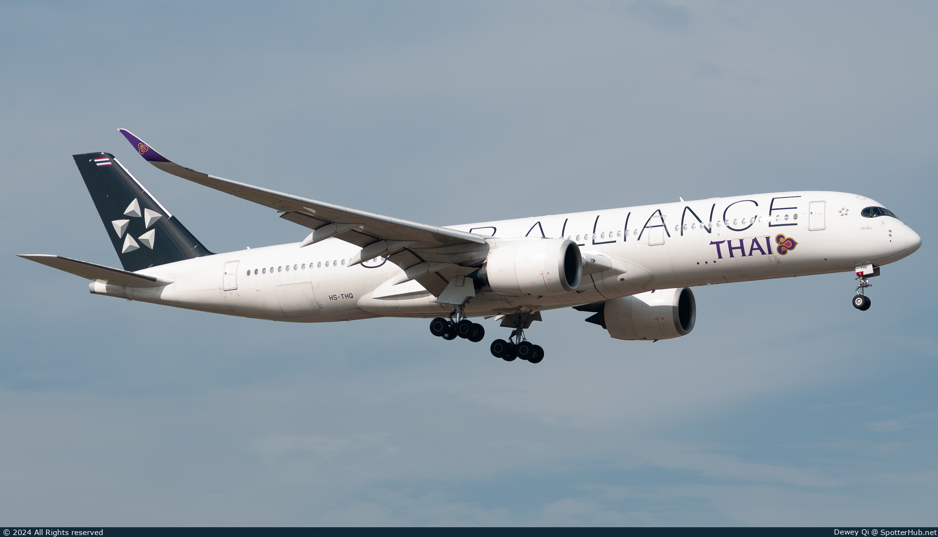 Photo of HS-THQ - Airbus A350-941 operated by Thai Airways International