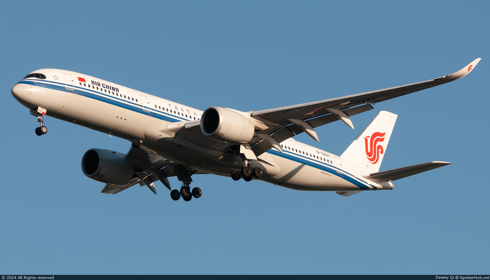 Photo of B-322Y - Airbus A350-941 operated by Air China