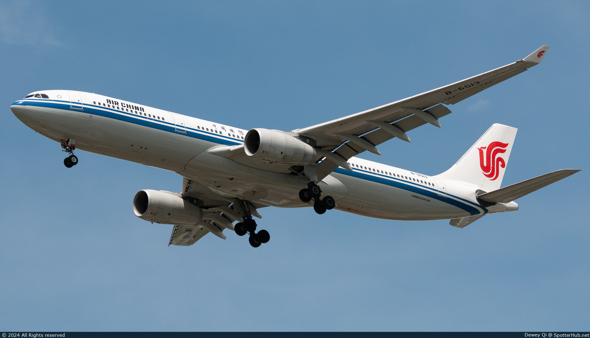 Photo of B-6513 - Airbus A330-343 operated by Air China