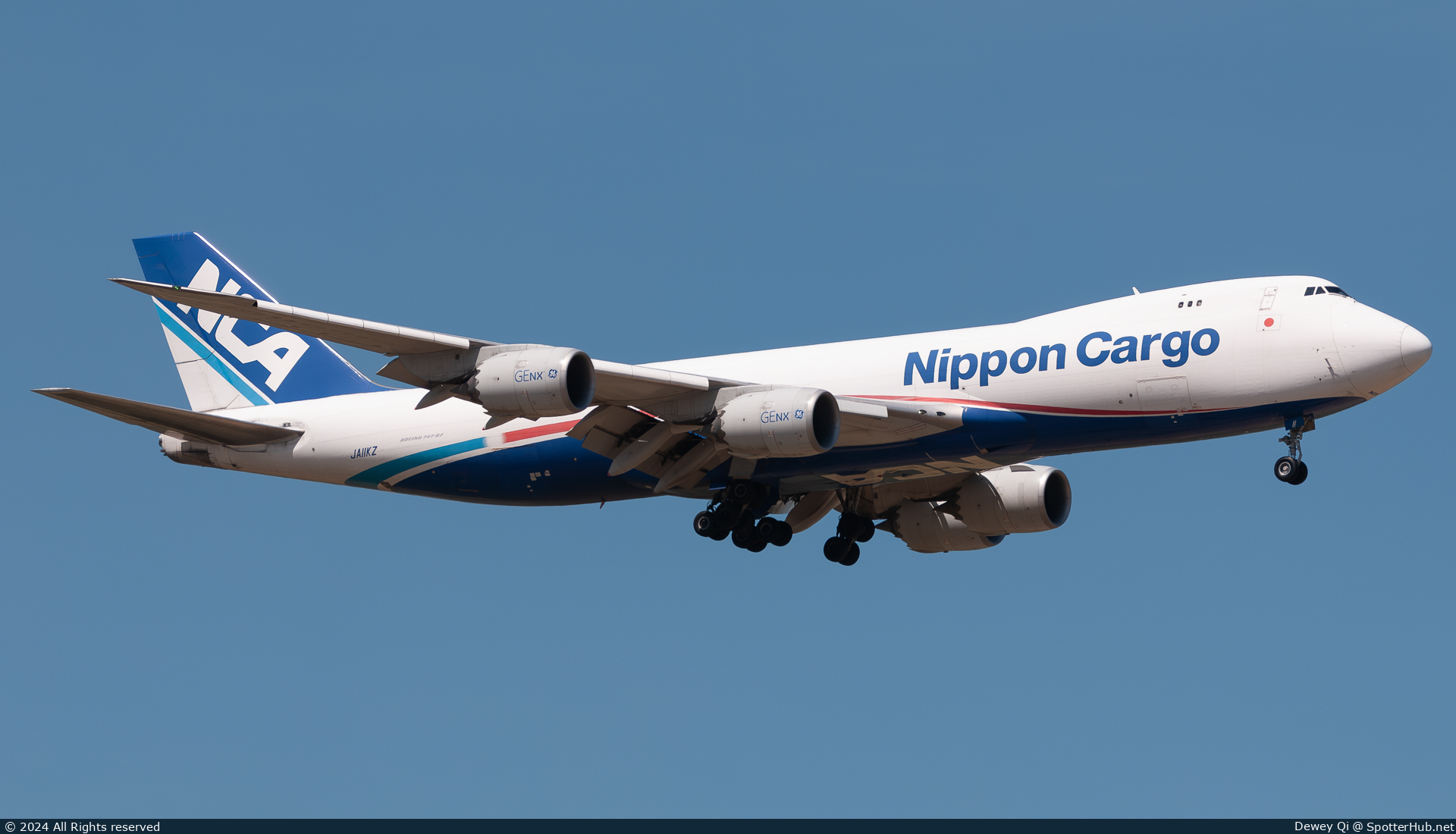 Photo of JA11KZ - Boeing 747-8KZF operated by Nippon Cargo Airlines