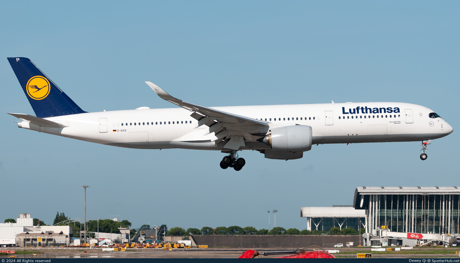 Photo of D-AIXG - Airbus A350-941 operated by Lufthansa
