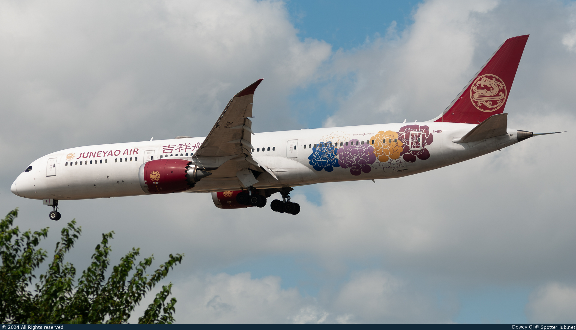 Photo of B-1115 - Boeing 787-9 Dreamliner operated by Juneyao Air
