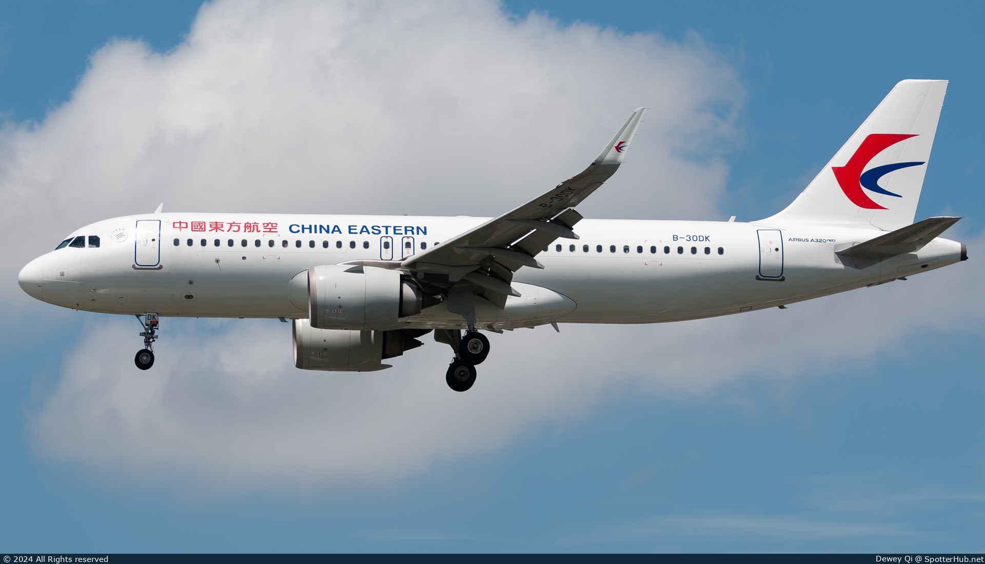 Photo of B-30DK - Airbus A320-251N operated by China Eastern Airlines
