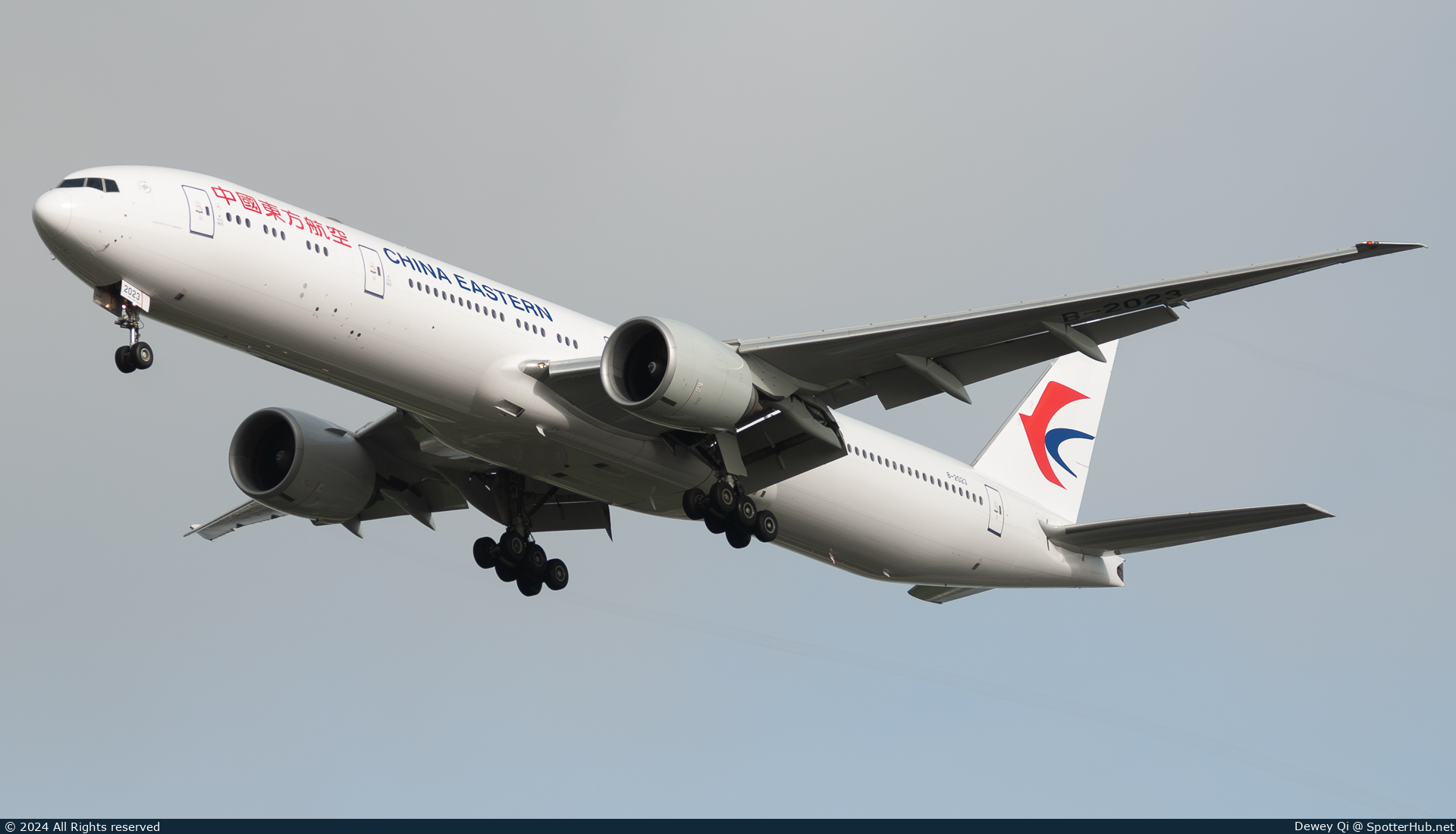 Photo of B-2023 - Boeing 777-39P(ER) operated by China Eastern Airlines