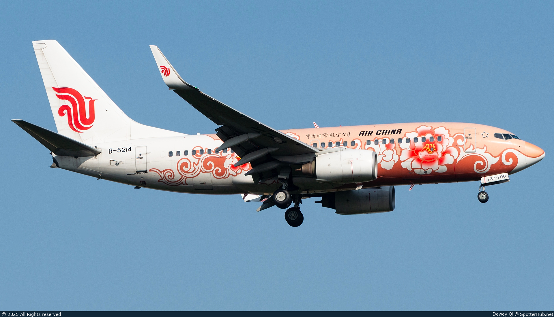 Photo of B-5214 - Boeing 737-79L operated by Air China