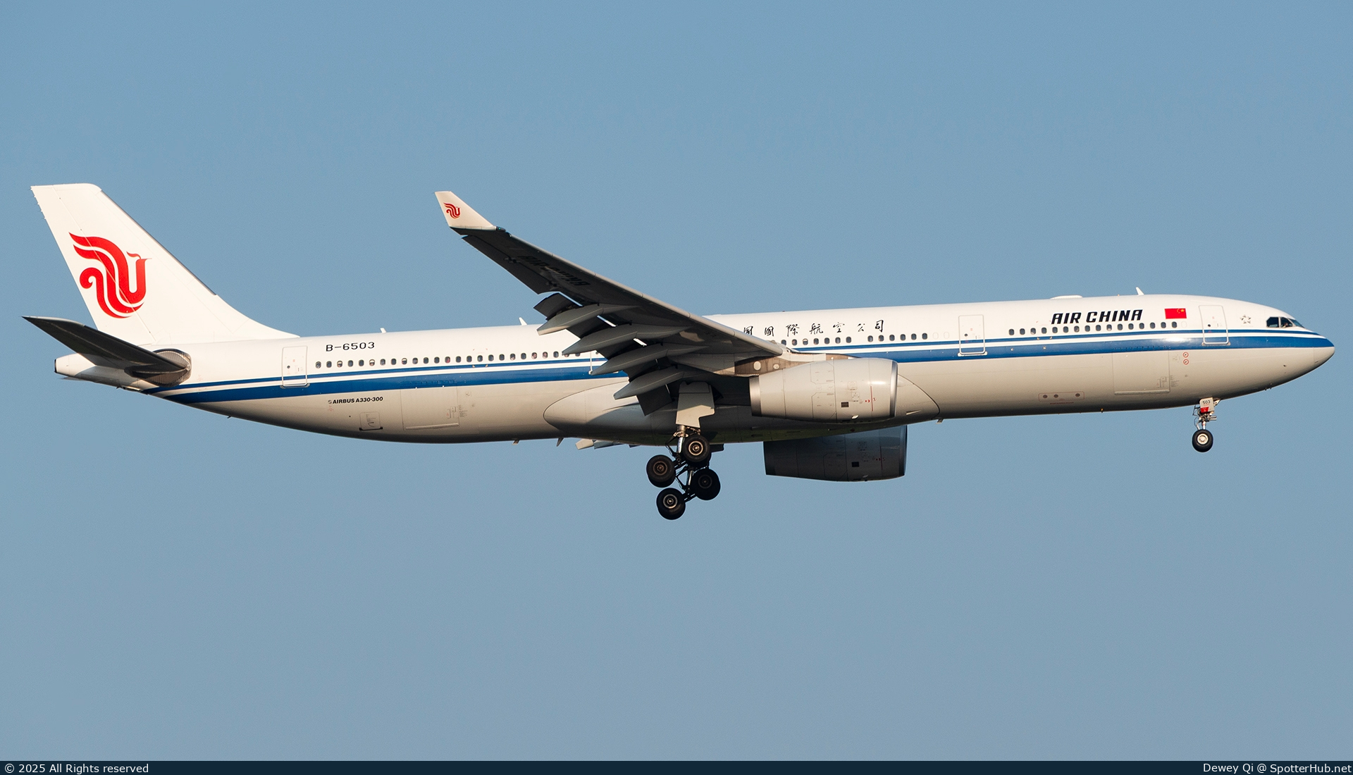 Photo of B-6503 - Airbus A330-343 operated by Air China
