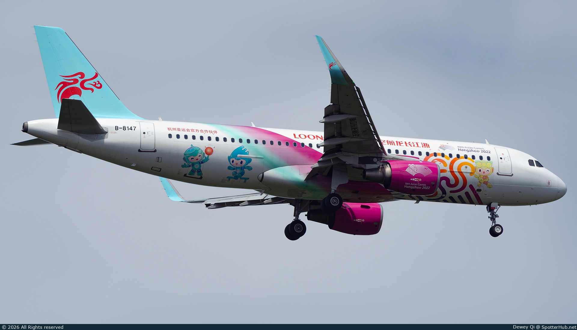 Photo of B-8147 - Airbus A320-214 operated by Loong Air