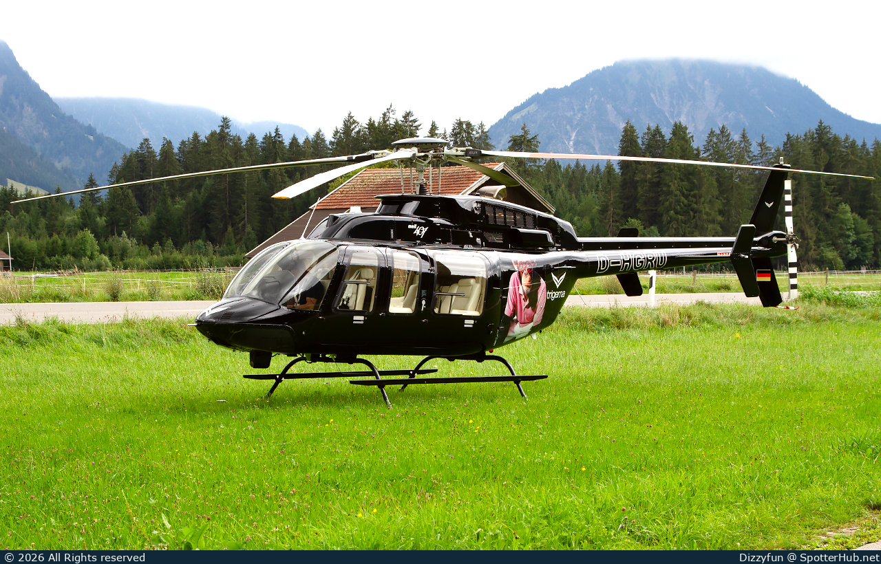 Photo of D-HGRU - Bell 407 operated by Trigema