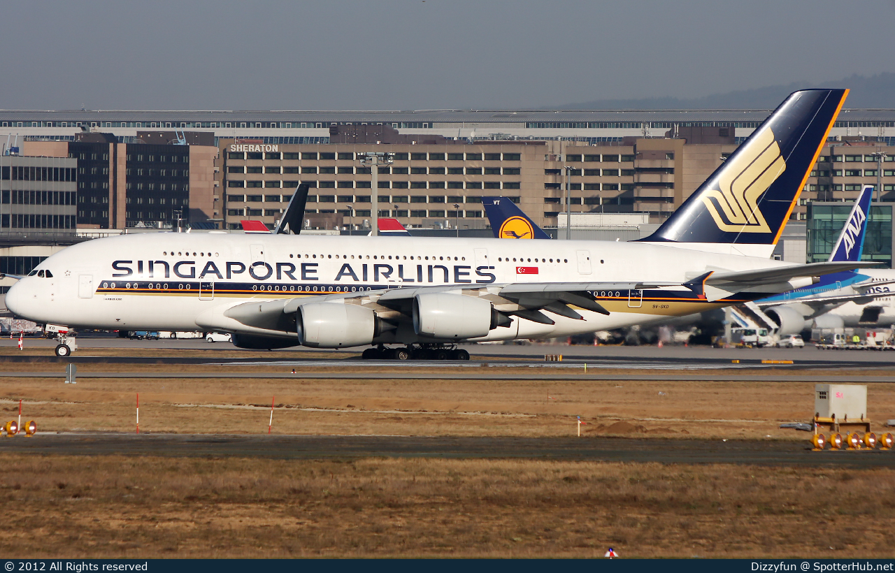 Photo of 9V-SKD - Airbus A380-841 operated by Singapore Airlines