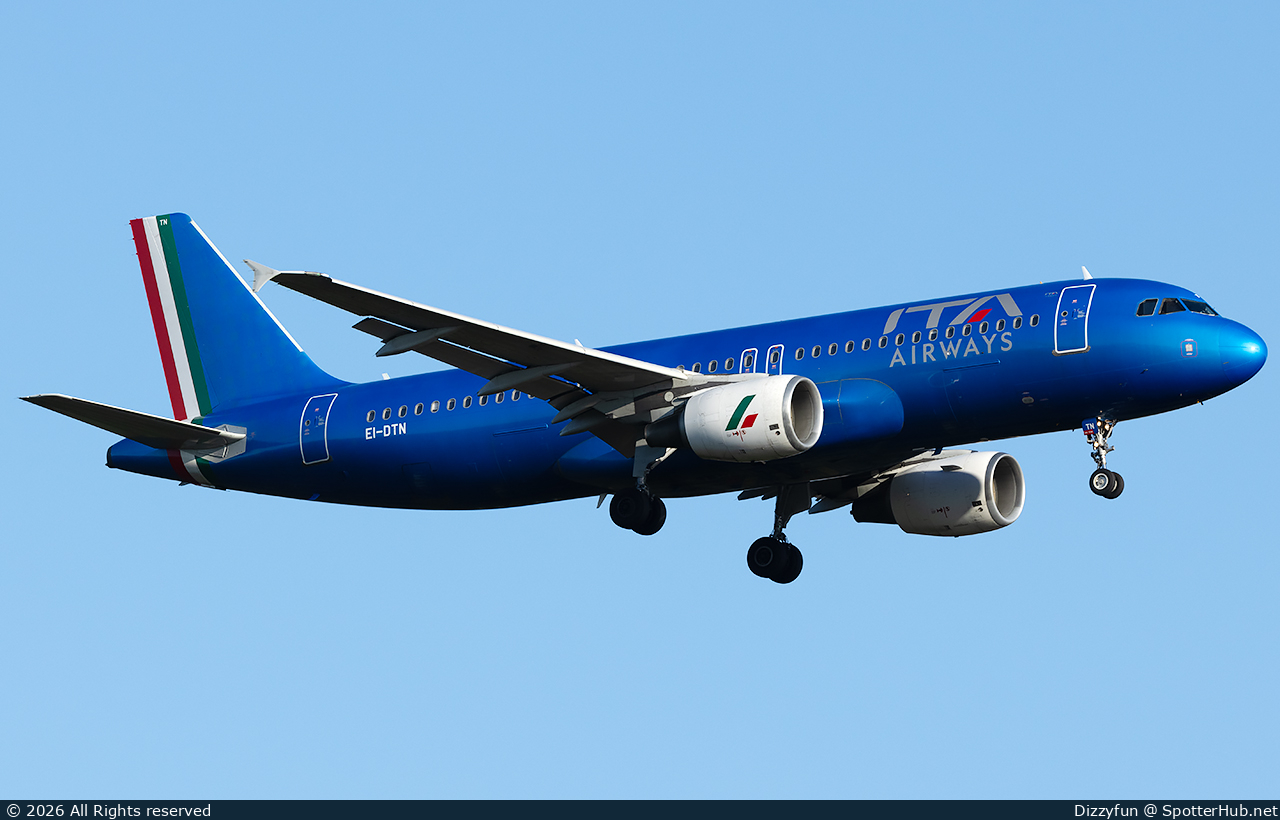 Photo of EI-DTN - Airbus A320-216 operated by ITA Airways