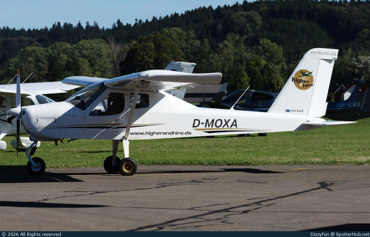 Photo of D-MOXA - Tecnam P92 Echo Light operated by Higher and Hire