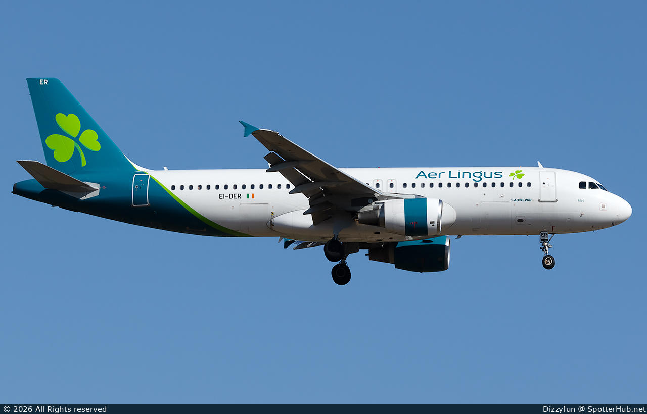 Photo of EI-DER - Airbus A320-214 operated by Aer Lingus