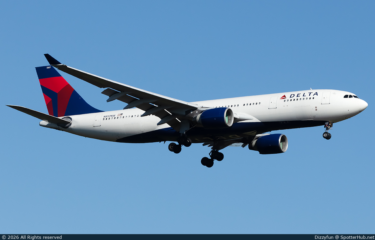 Photo of N857NW - Airbus A330-223 operated by Delta Air Lines