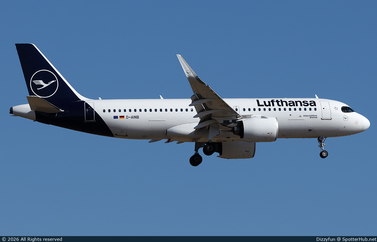 Photo of D-AINB - Airbus A320-271N operated by Lufthansa