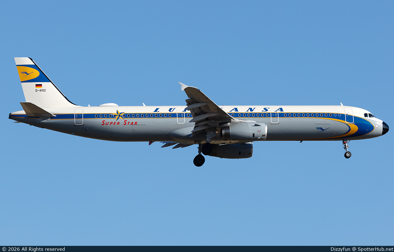 Photo of D-AISZ - Airbus A321-231 operated by Lufthansa