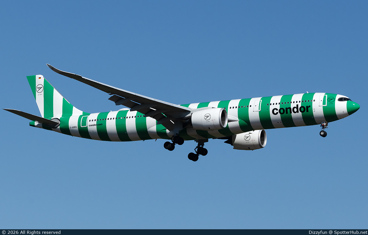 Photo of D-ANRA - Airbus A330-941 operated by Condor
