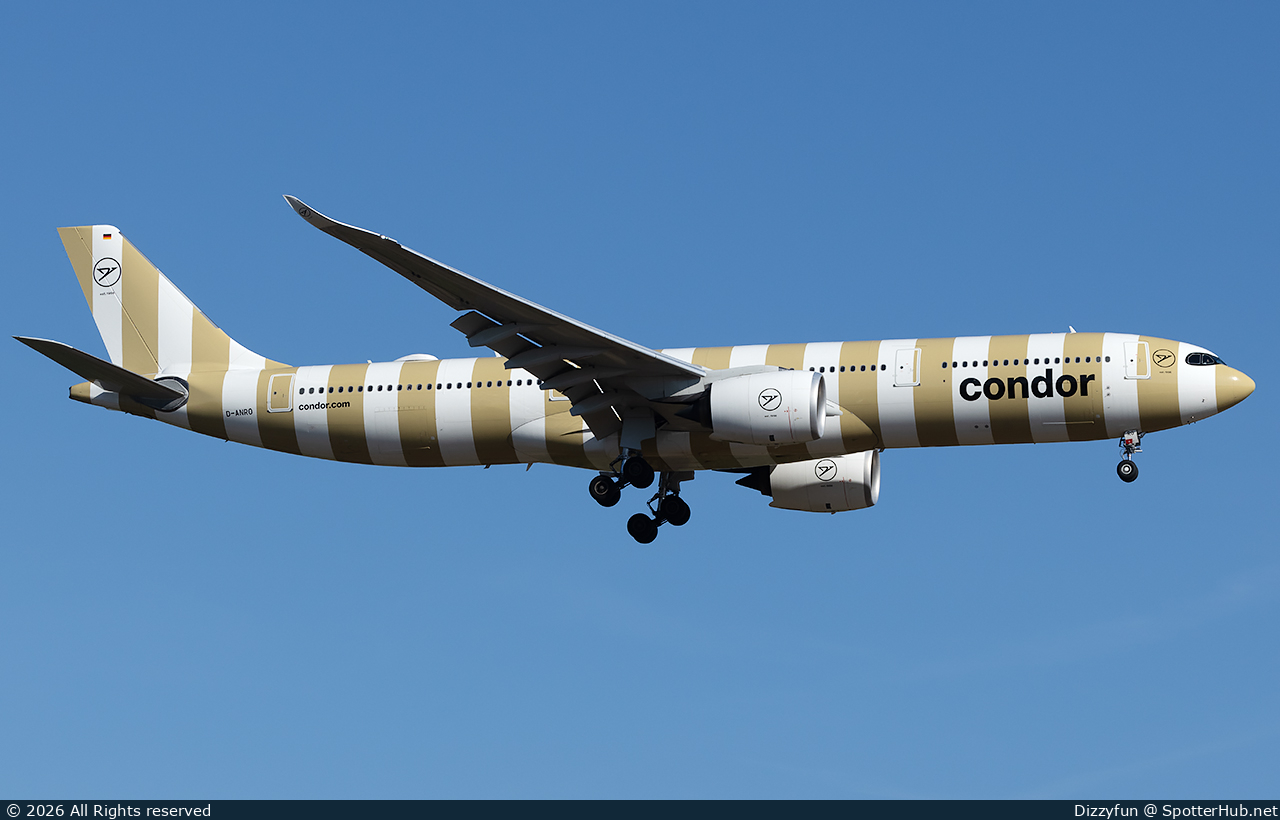 Photo of D-ANRO - Airbus A330-941 operated by Condor