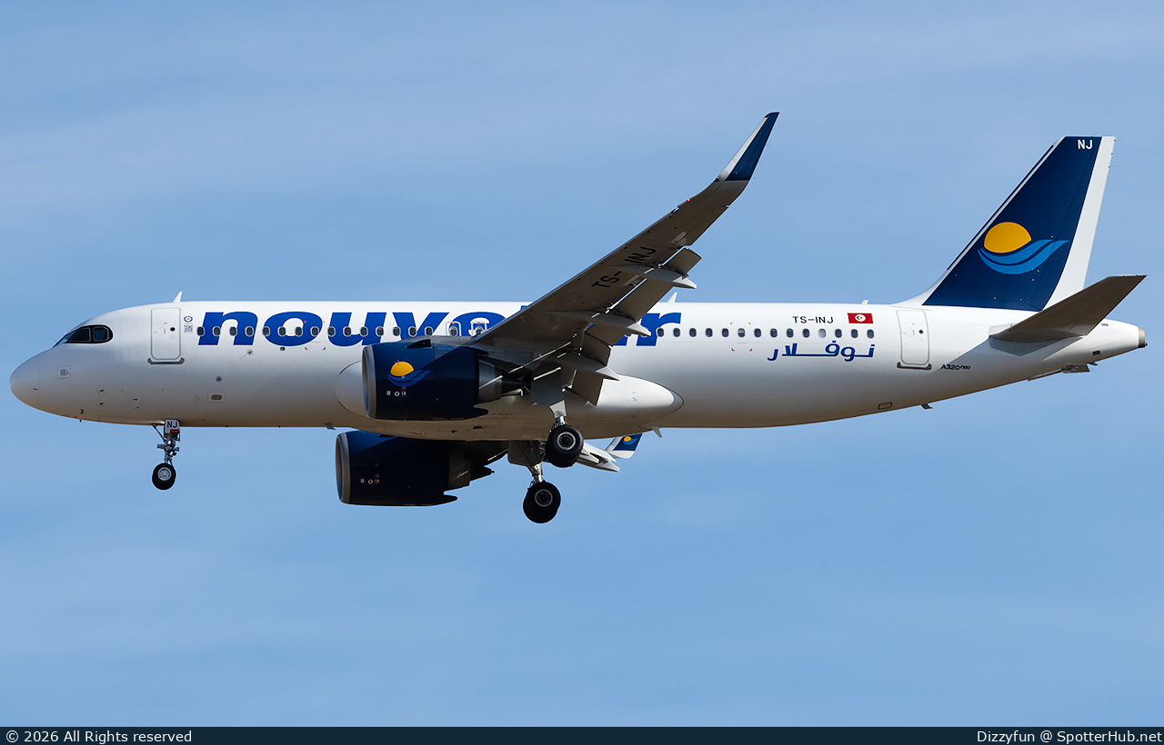 Photo of TS-INJ - Airbus A320-251N operated by Nouvelair
