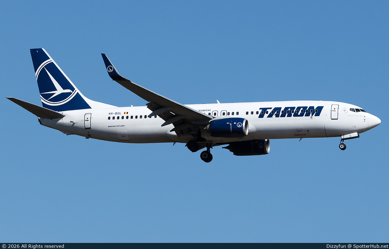 Photo of YR-BGL - Boeing 737-8H6 operated by Tarom - Romanian Air Transport