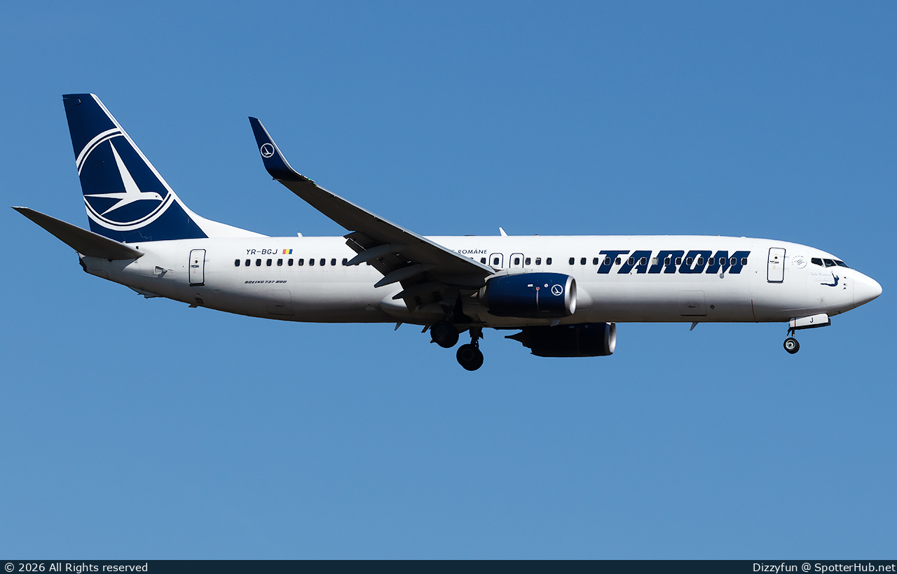 Photo of YR-BGJ - Boeing 737-82R operated by Tarom - Romanian Air Transport