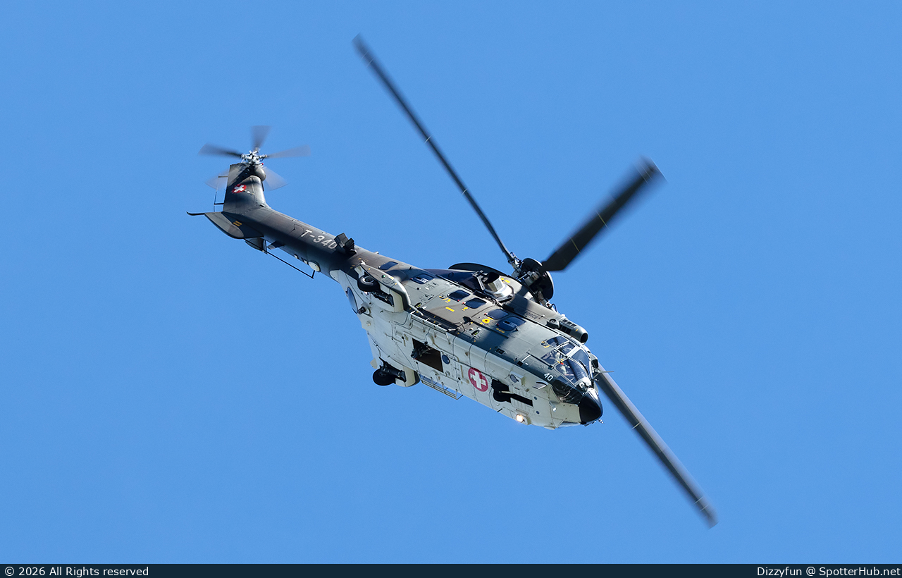 Photo of T-340 - Eurocopter AS532UL Cougar operated by Swiss Air Force