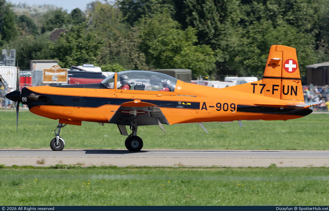 Photo of T7-FUN - Pilatus PC-7 operated by Fliegermuseum Altenrhein