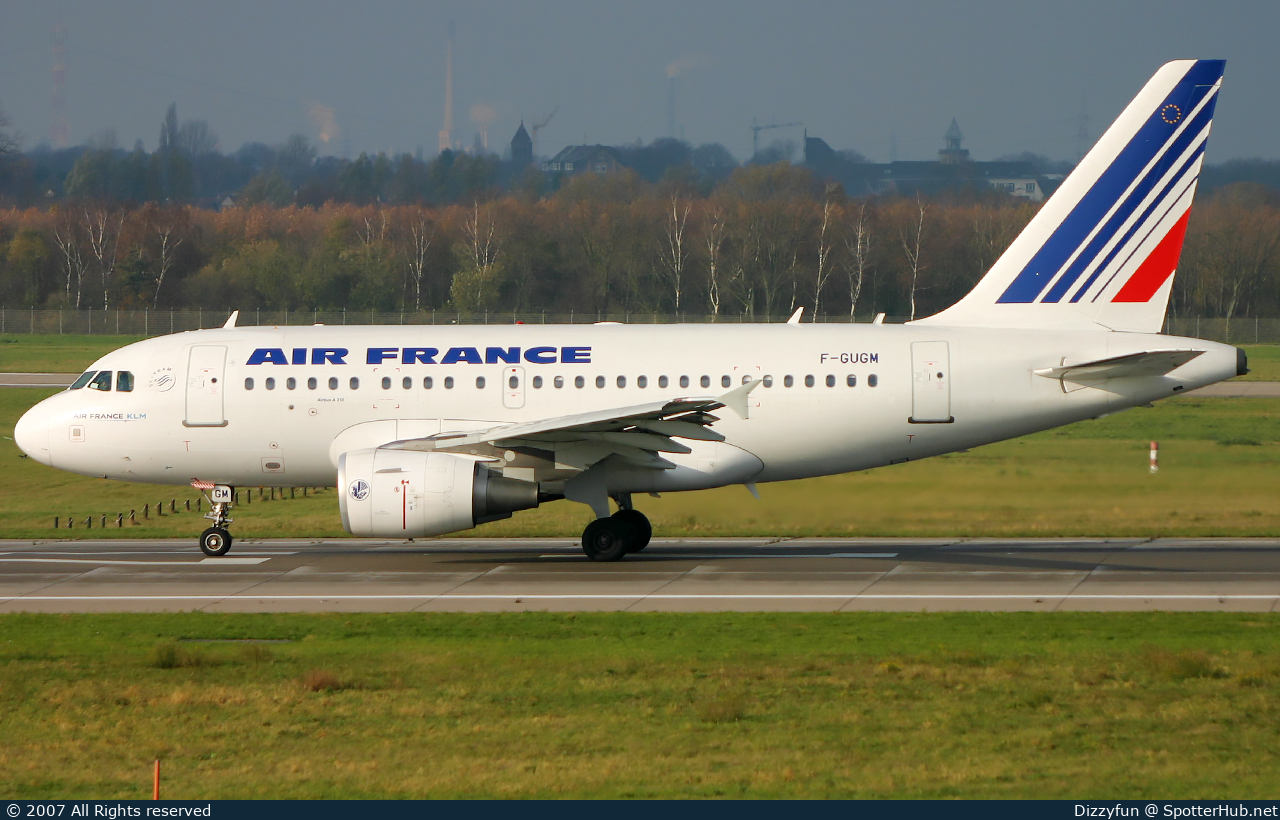 Photo of F-GUGM - Airbus A318-111 operated by Air France