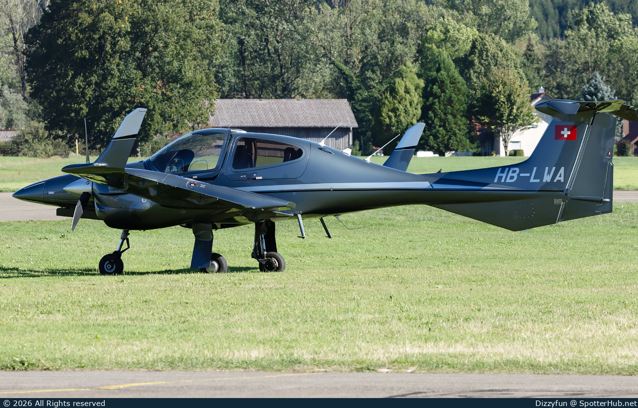 Photo of HB-LWA - Diamond DA42 NG Twin Star operated by Fliegerschule St. Gallen - Altenrhein